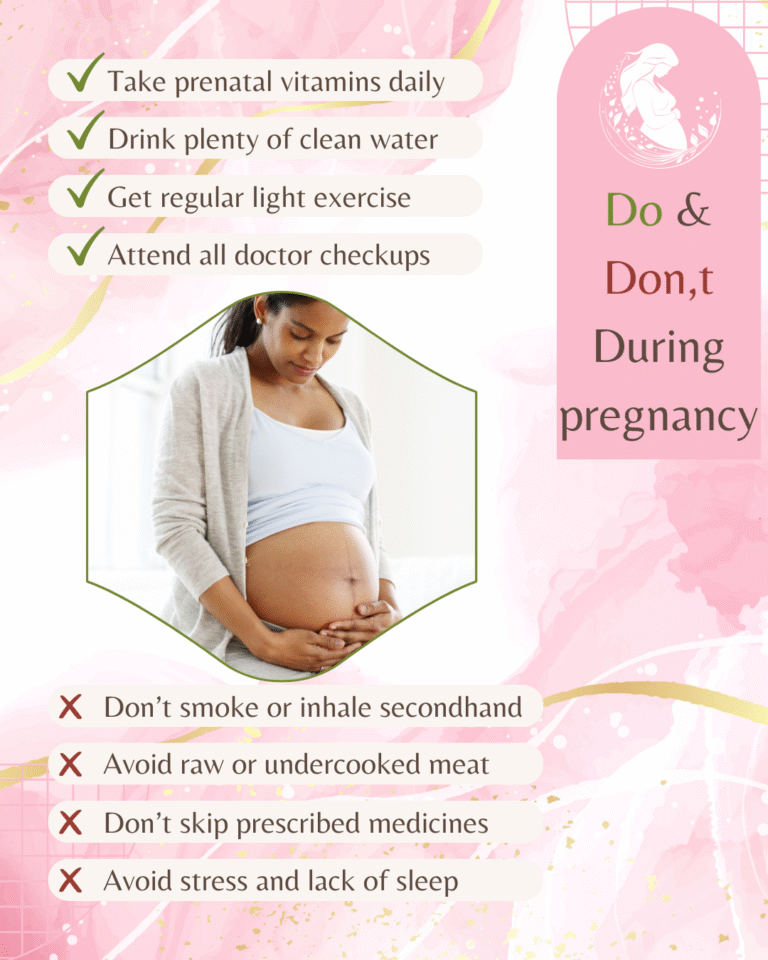 Do & Don,t During pregnancy